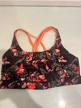 Lululemon Orange & Black Bra